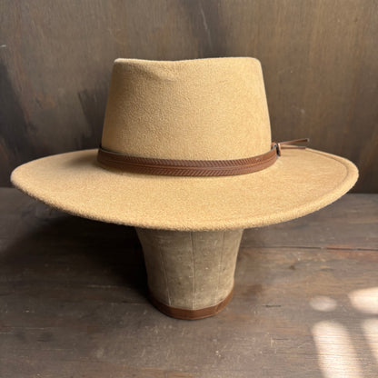 Head West Tan Wool Hat