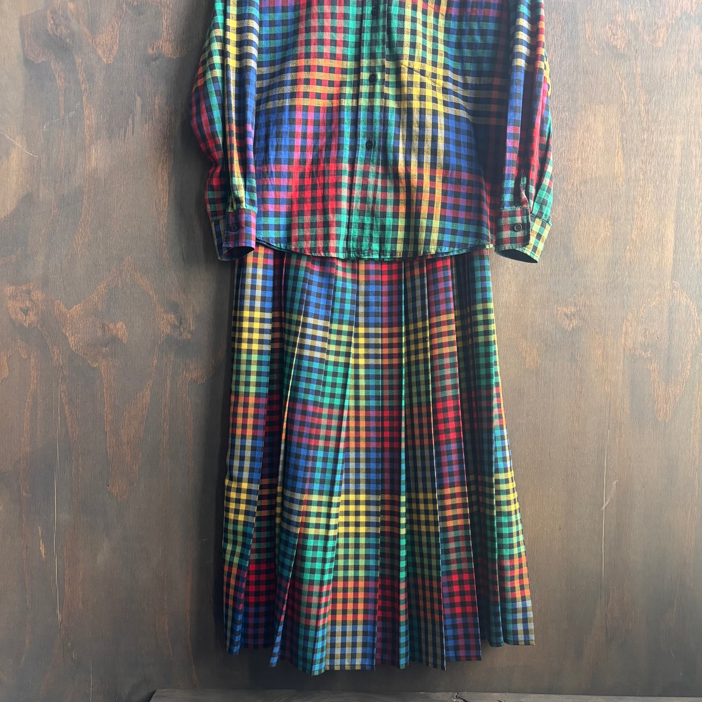 Vintage Mondi 3-Piece Plaid Set