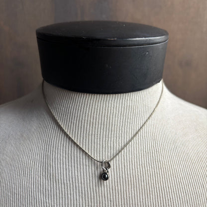 Silver Dot Necklace