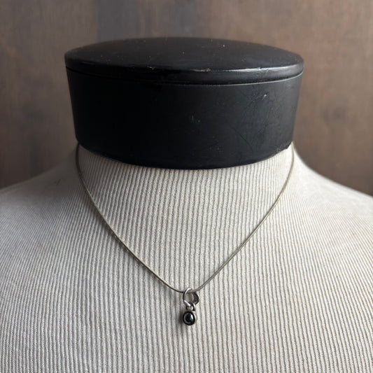 Silver Dot Necklace