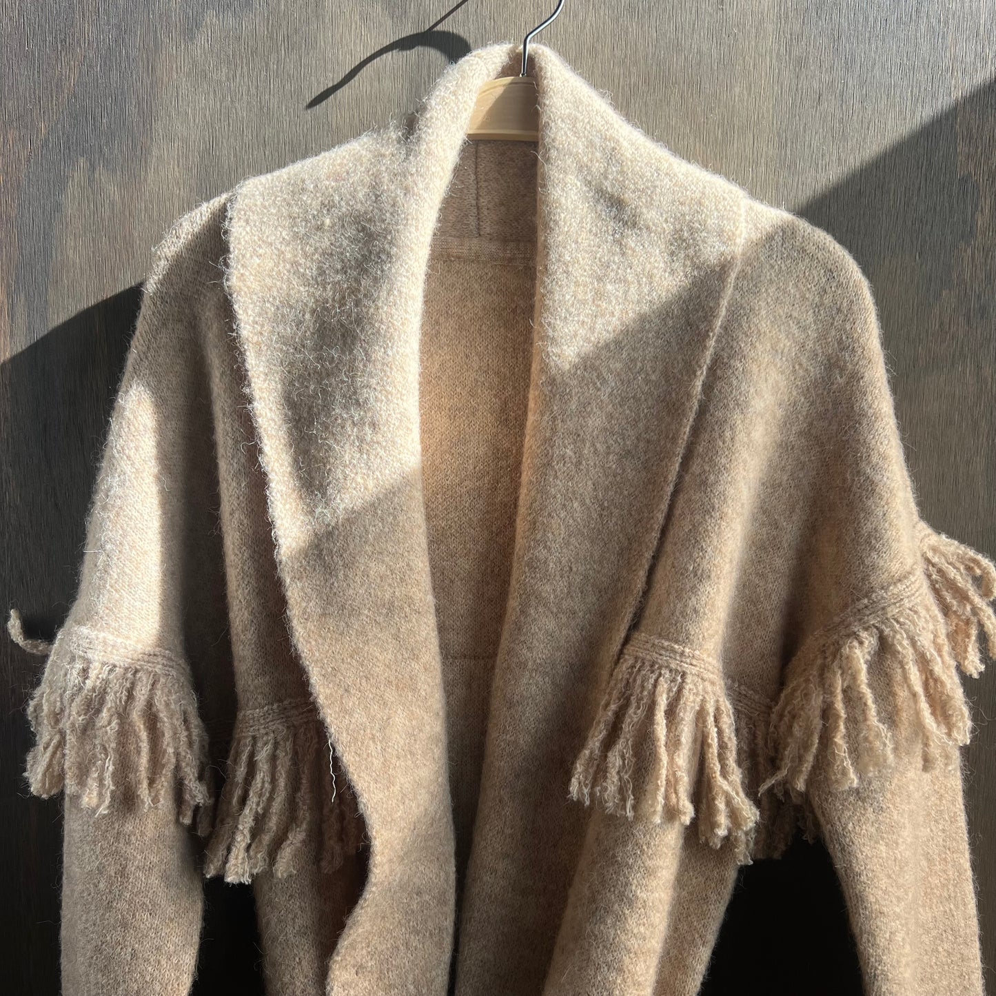 Fringe Wrap Coat