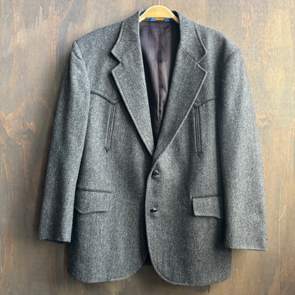 Pendleton Grey Wool Blazer