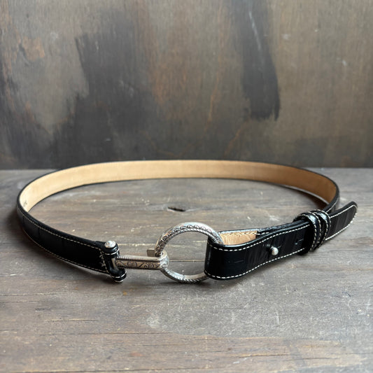 Brighton Black Hook Belt