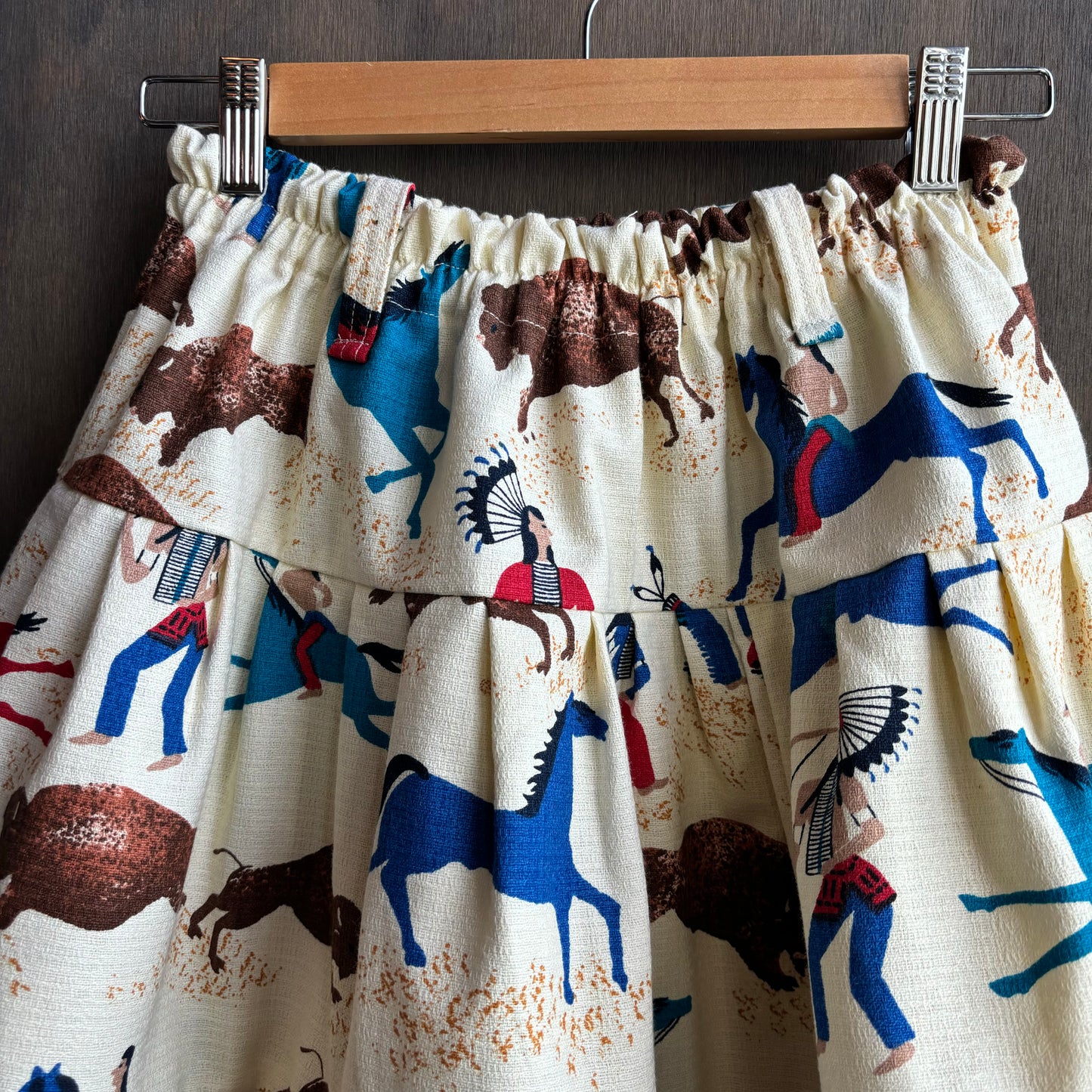 Custom Made Buffalo Midi Skirt