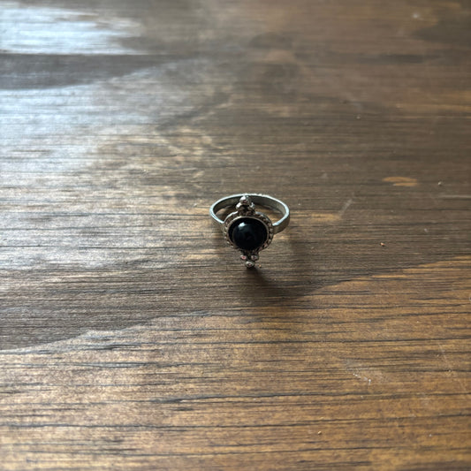 Black Stone Ring