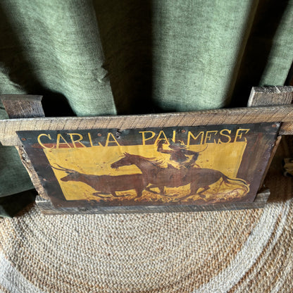 Carla Palmese Rustic Wood Cattle Driver Sign