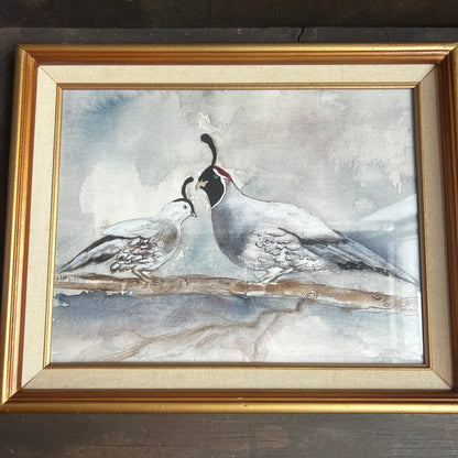 Quail Art Print