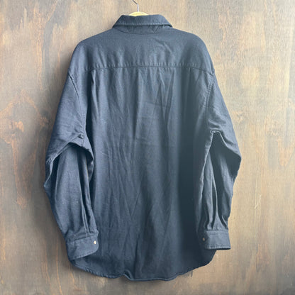 Pendleton Black Wool Button Up