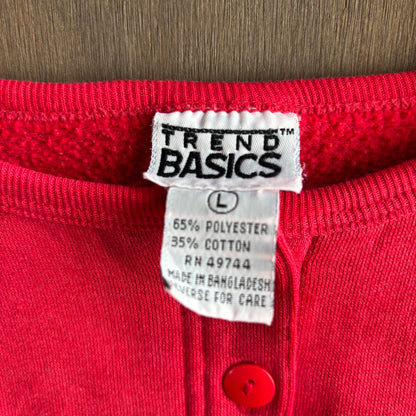 Custom Red Longhorn Skull Pulllover Sweatshirt