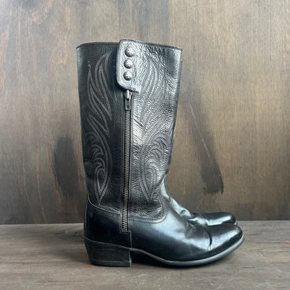 Ariat Black Leather Riding Boots