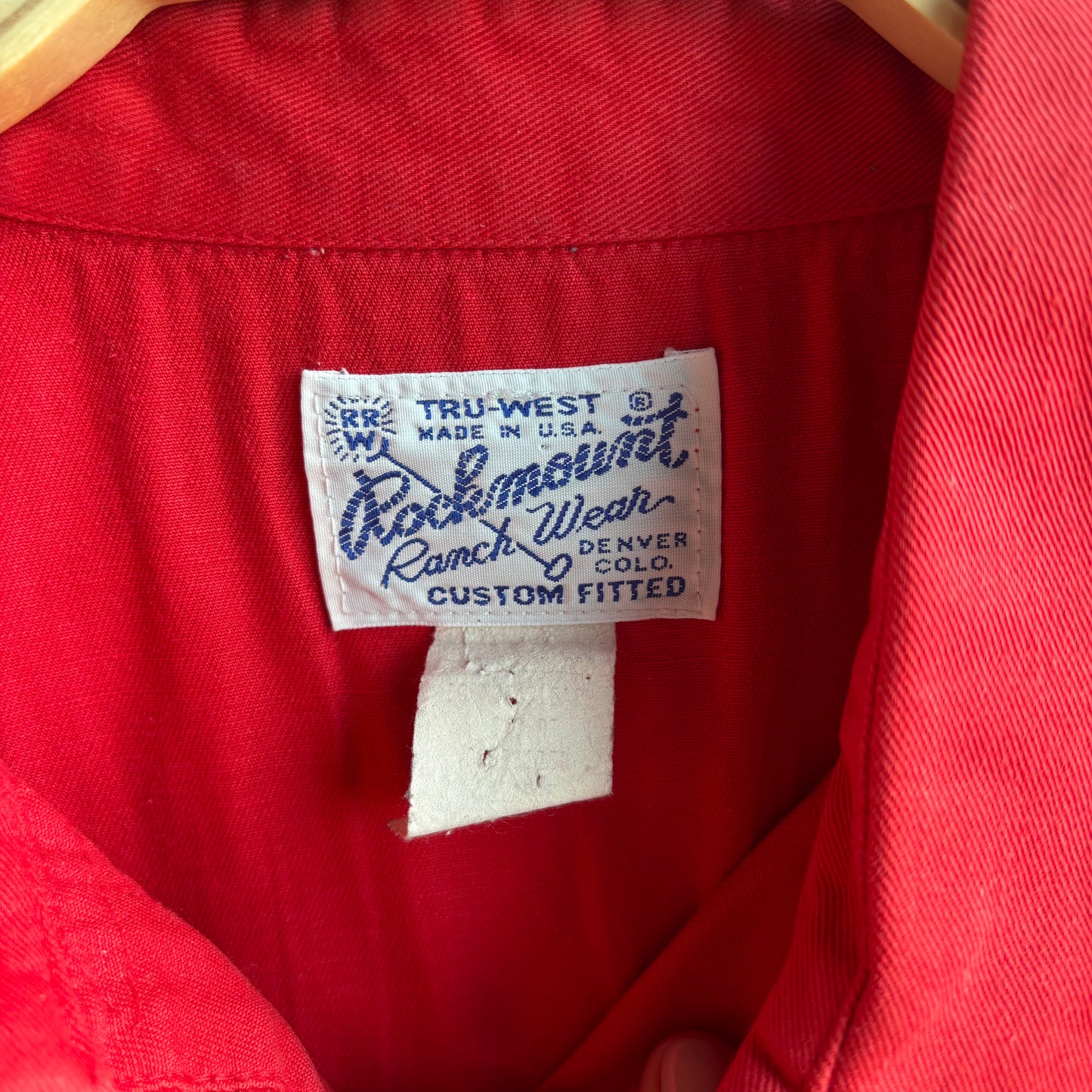 Rockmount Red Pearl Snap