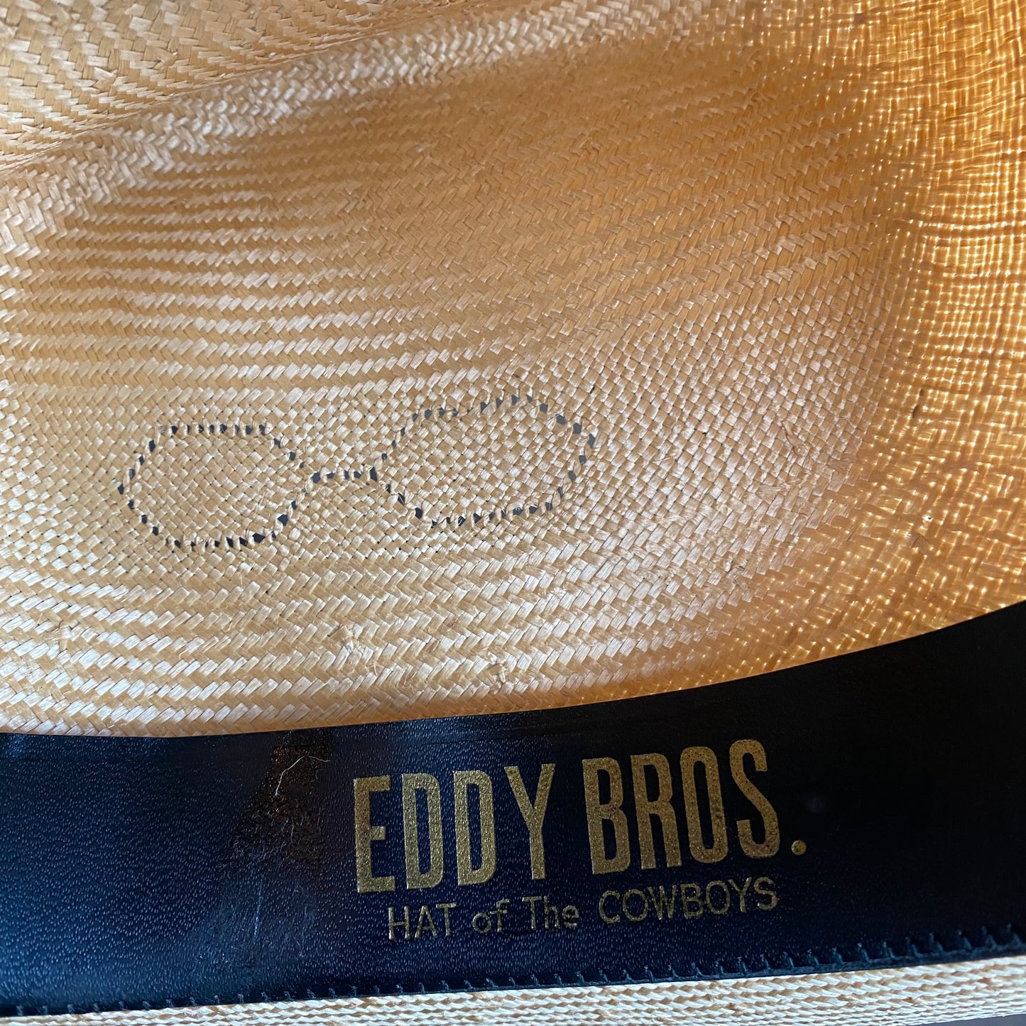 Eddy Bros Straw Hat with Decorative Band