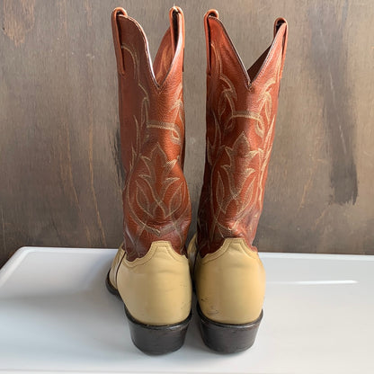 Tony Lama Two-Tone Western Boots