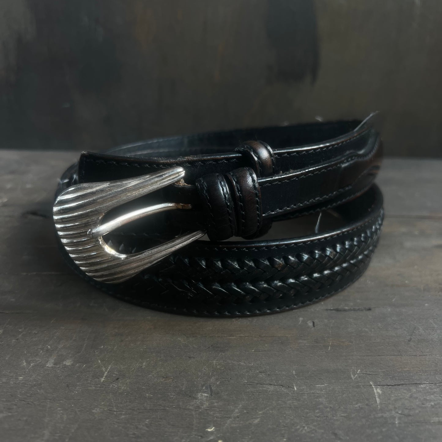 Leegin Black Braided Belt
