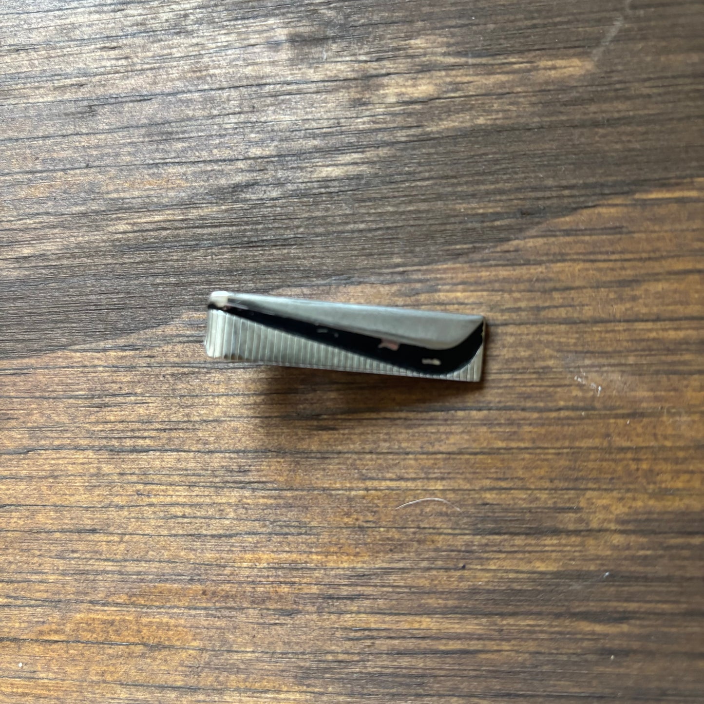 Tie Clip with Black Enamel