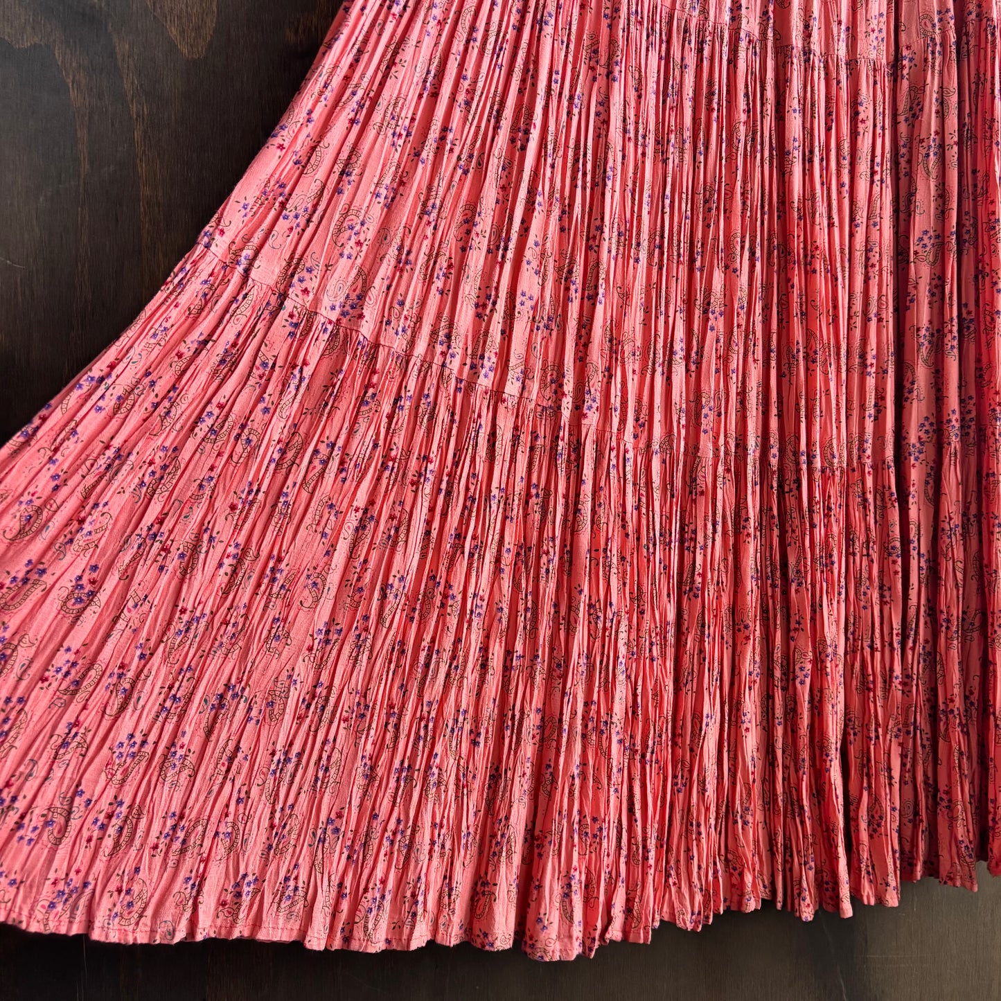 Double D Ranchwear Pink Floral Skirt