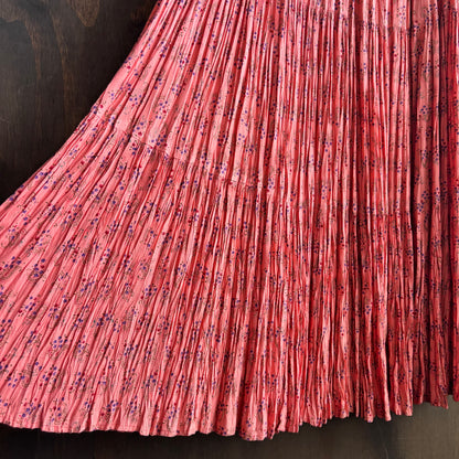 Double D Ranchwear Pink Floral Skirt