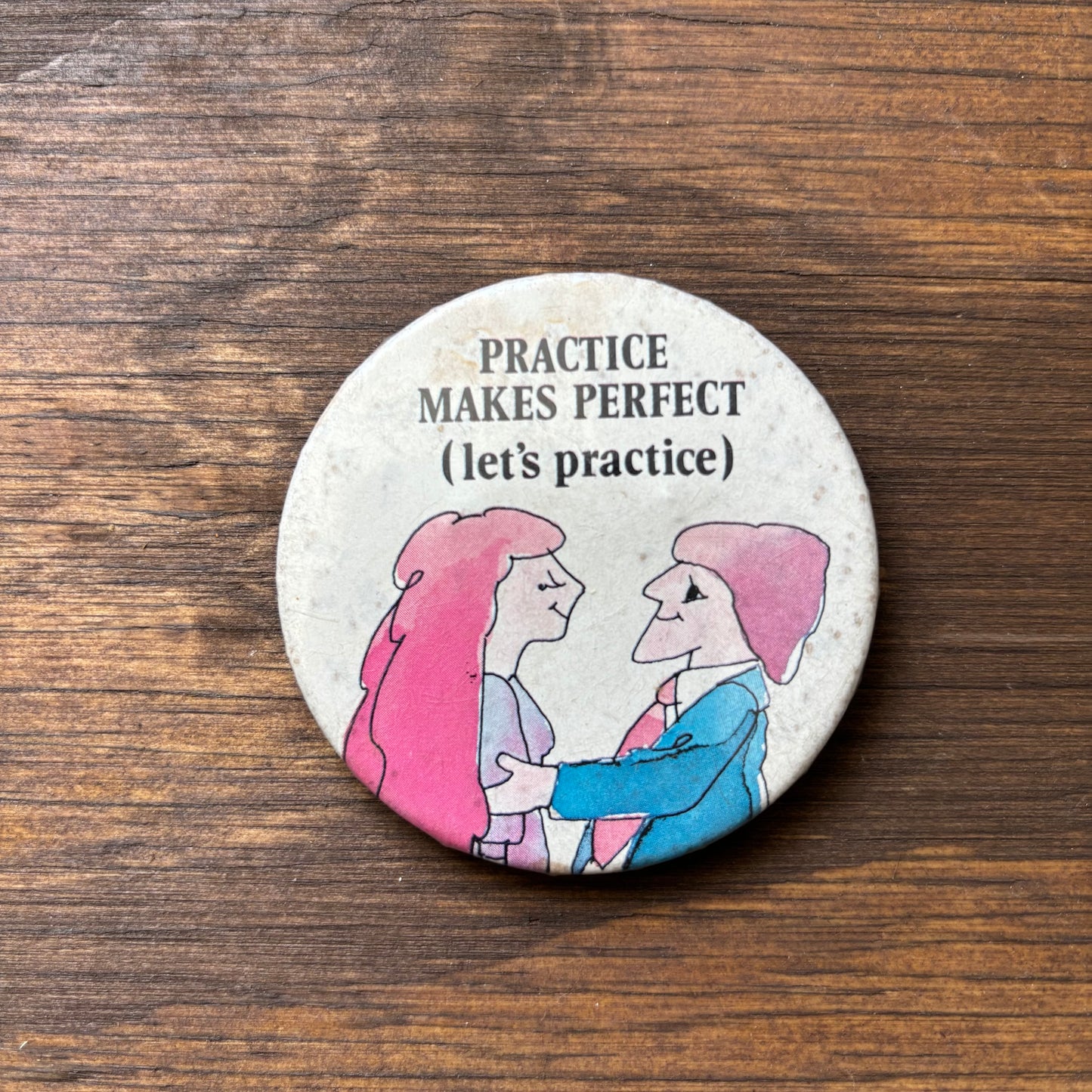 Practice Makes Perfect Button