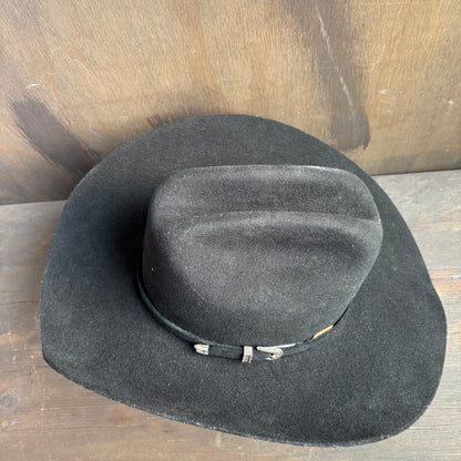 Twister Black Felt Hat