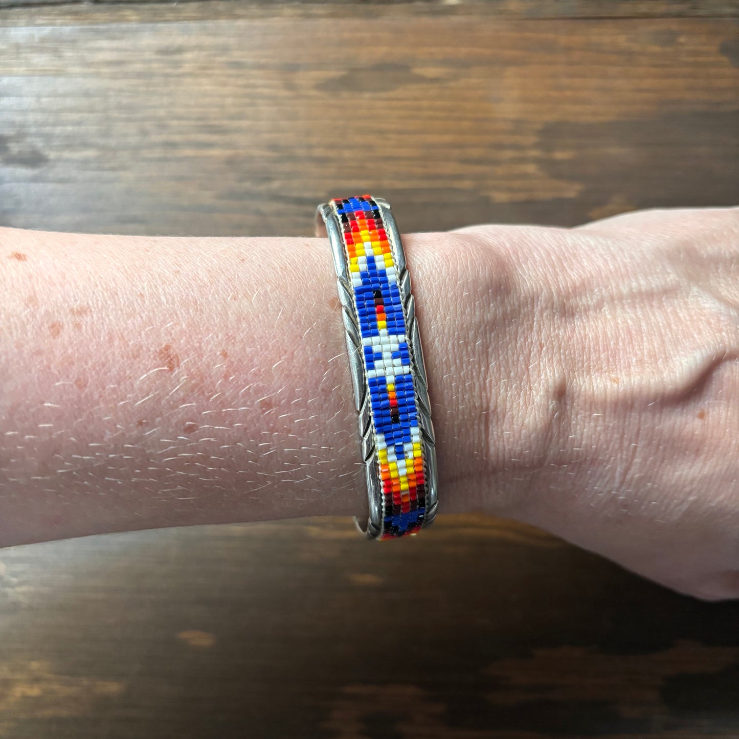 Colorful Silver Cuff