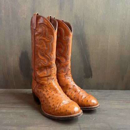 Tony Lama Ostrich Skin Boots