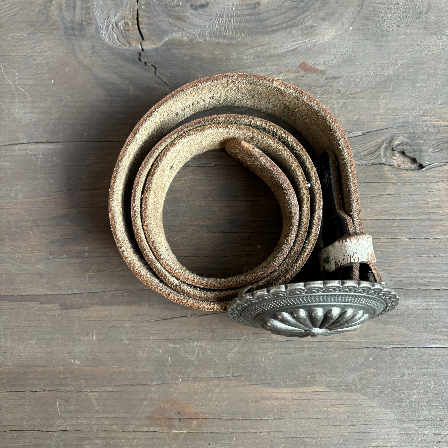 Leather Island Studded Texas Belt