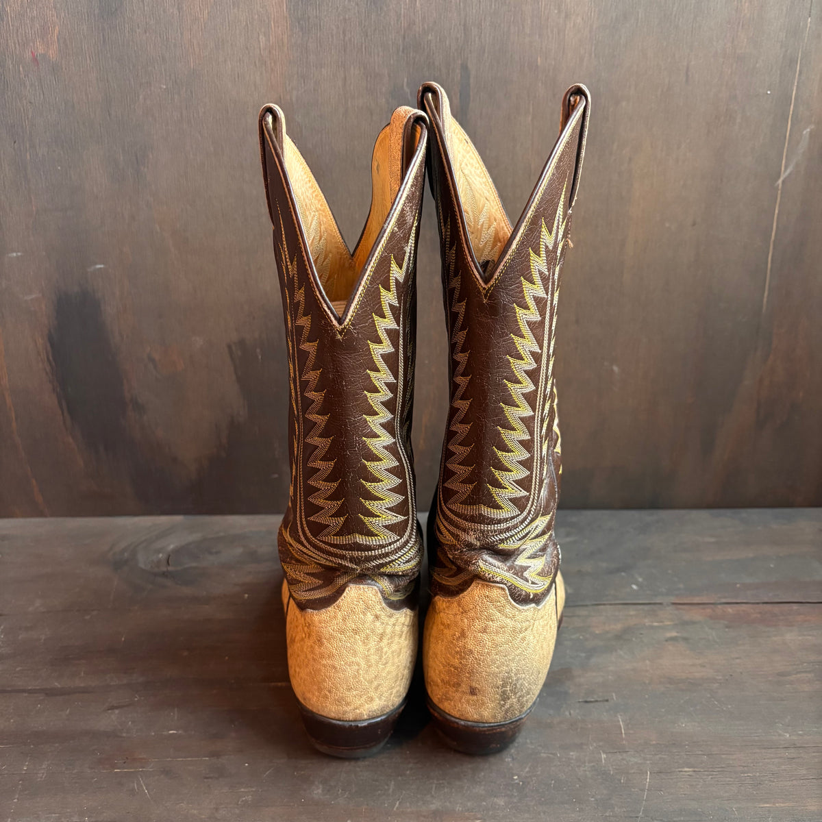 Vintage Tony Lama Two-Tone Boots
