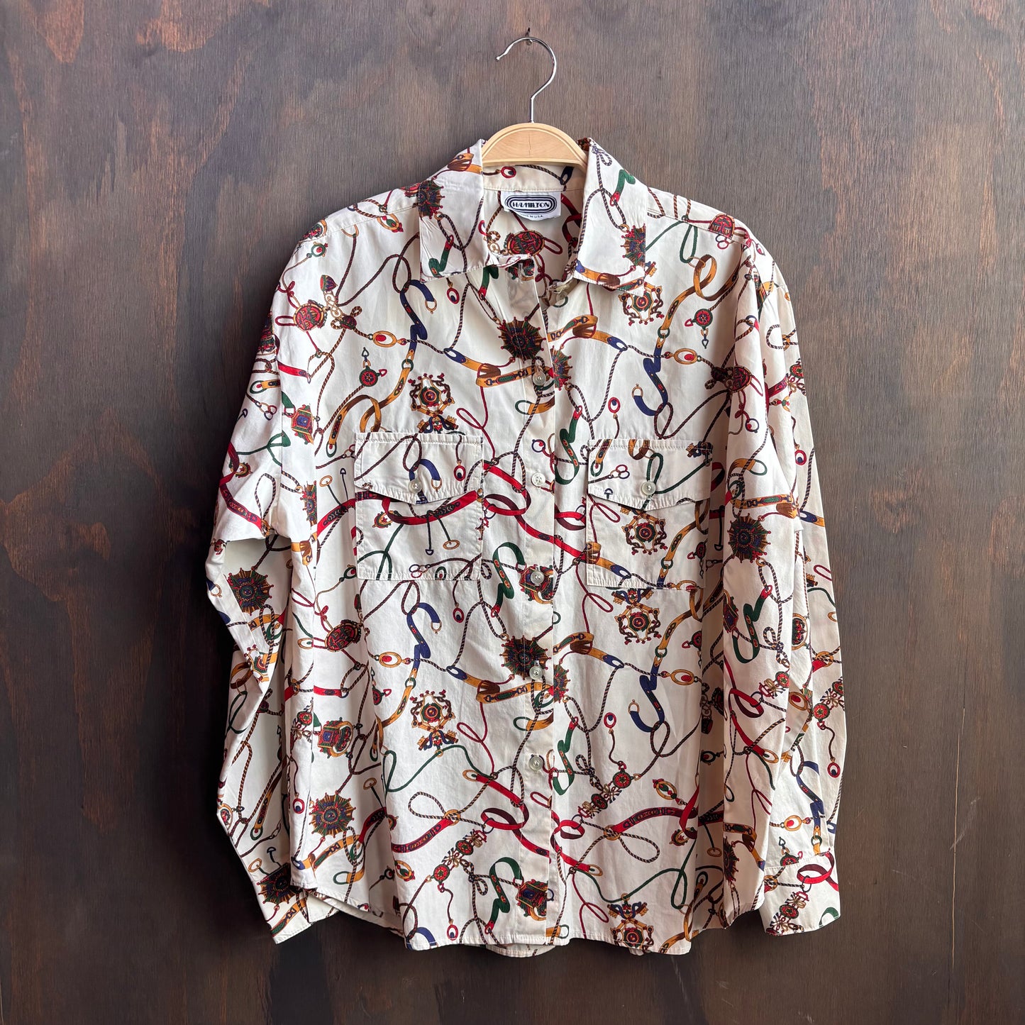 Hamilton Horse Bit Button Up