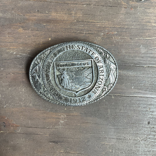 State of Arizona Seal Belt Buckle