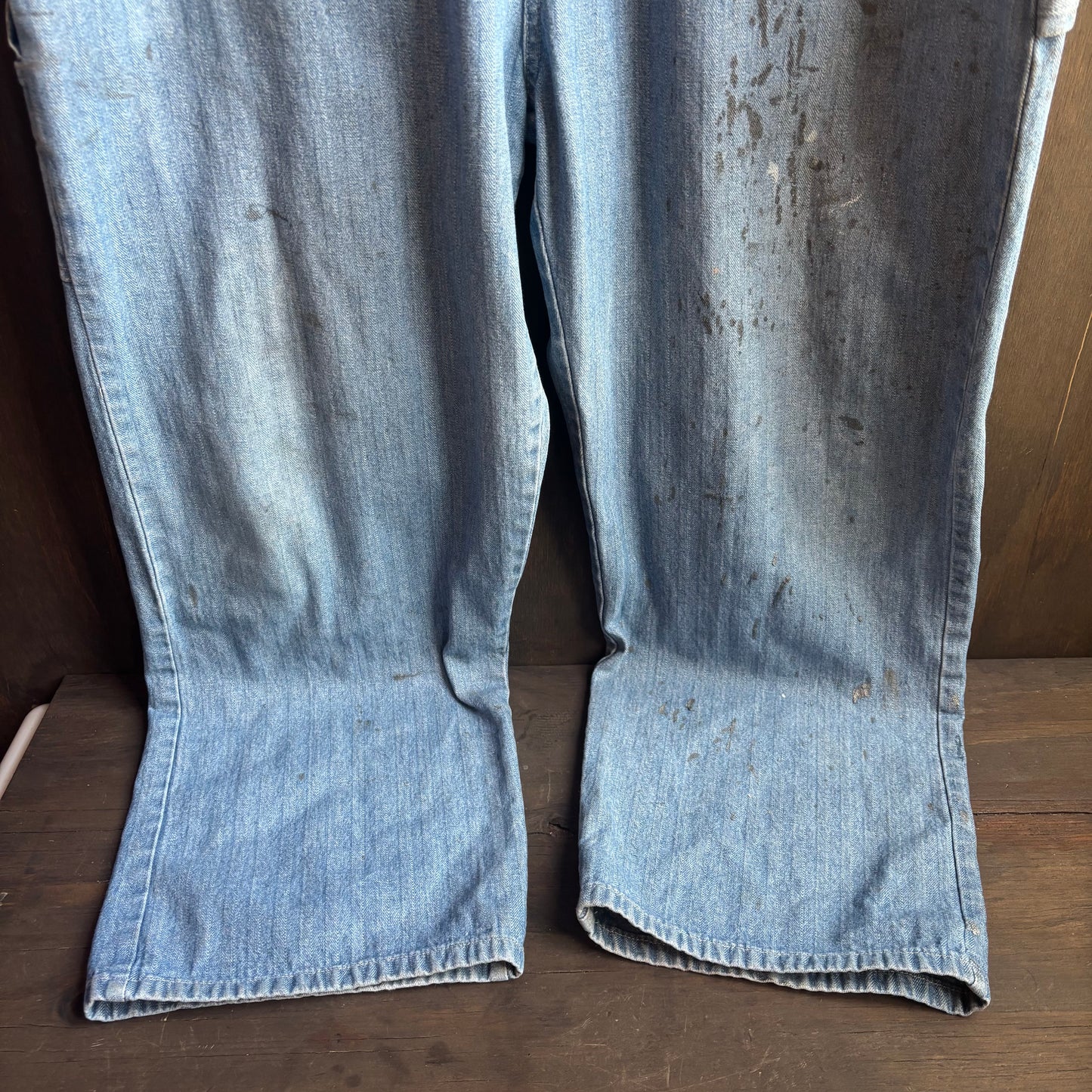 Berne Paint Washed Denim Coveralls