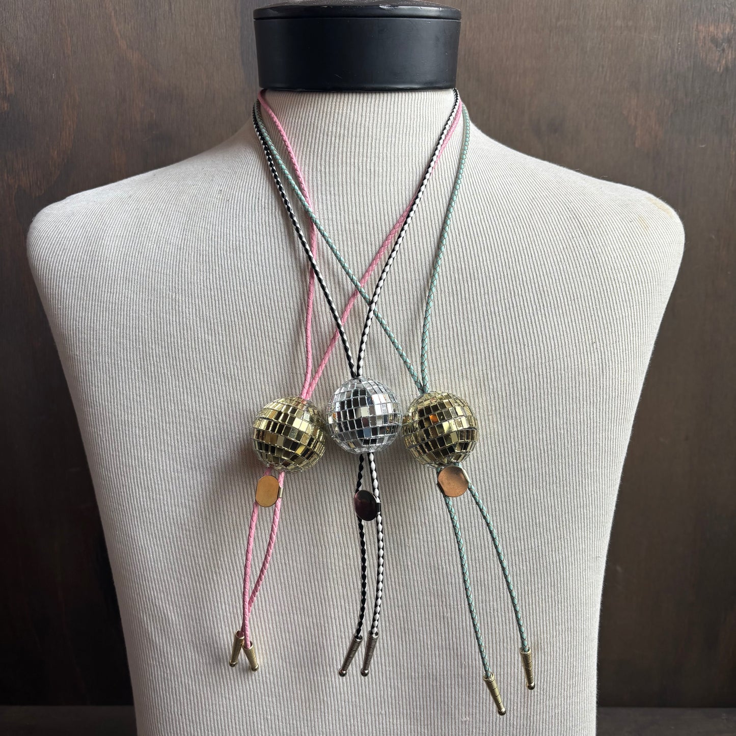 Disco Ball Bolo Tie