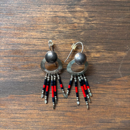 Beaded Dreamcatcher Earrings