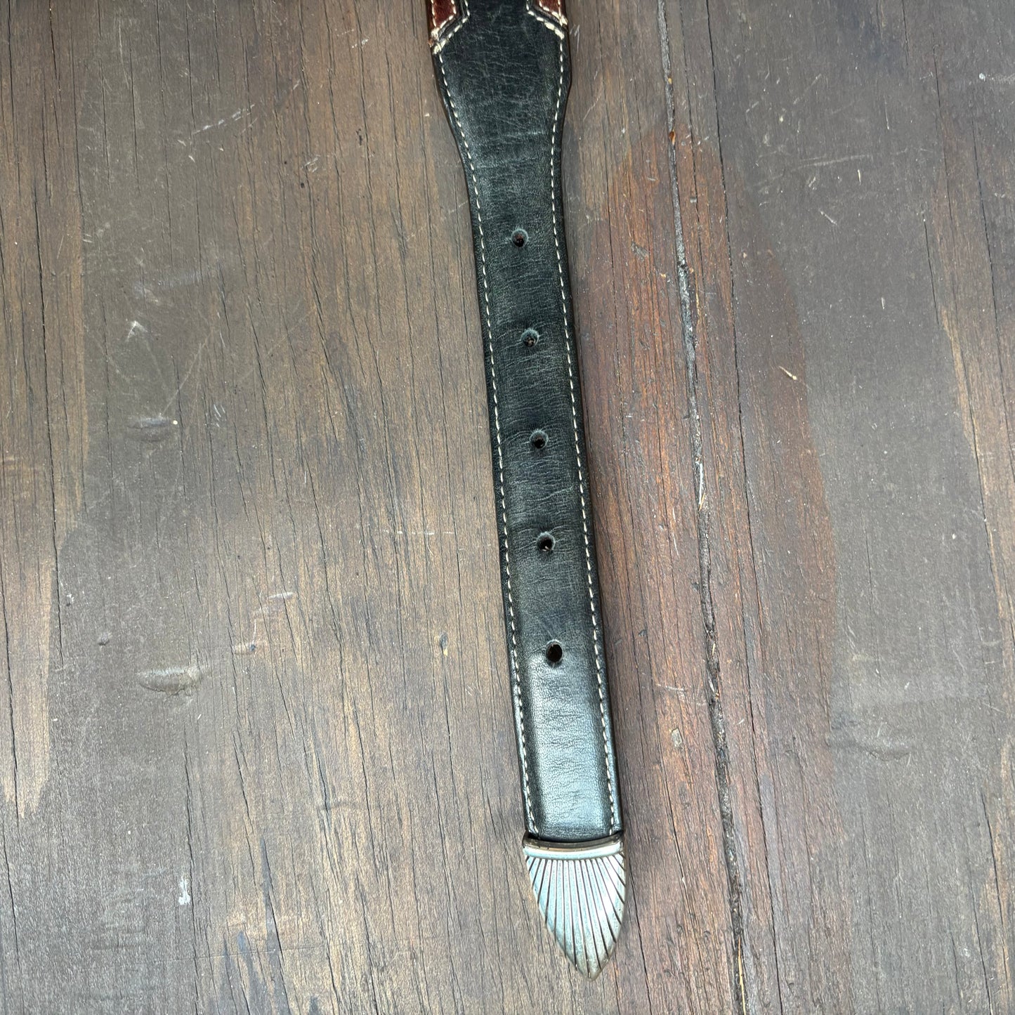 Two-Tone Buffalo Nickel Belt
