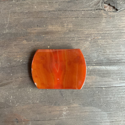 Red Agate Belt Buckle