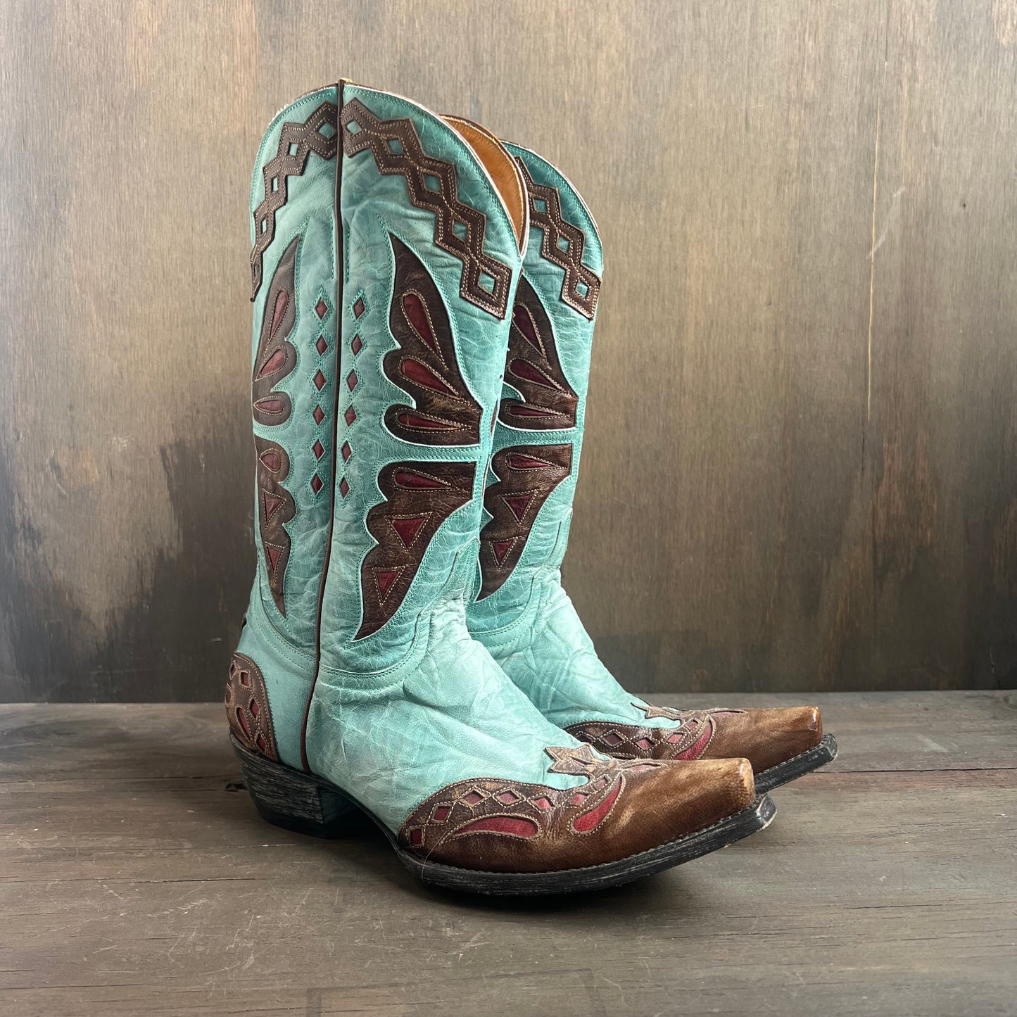 Old Gringo Turquoise Butterfly Boots