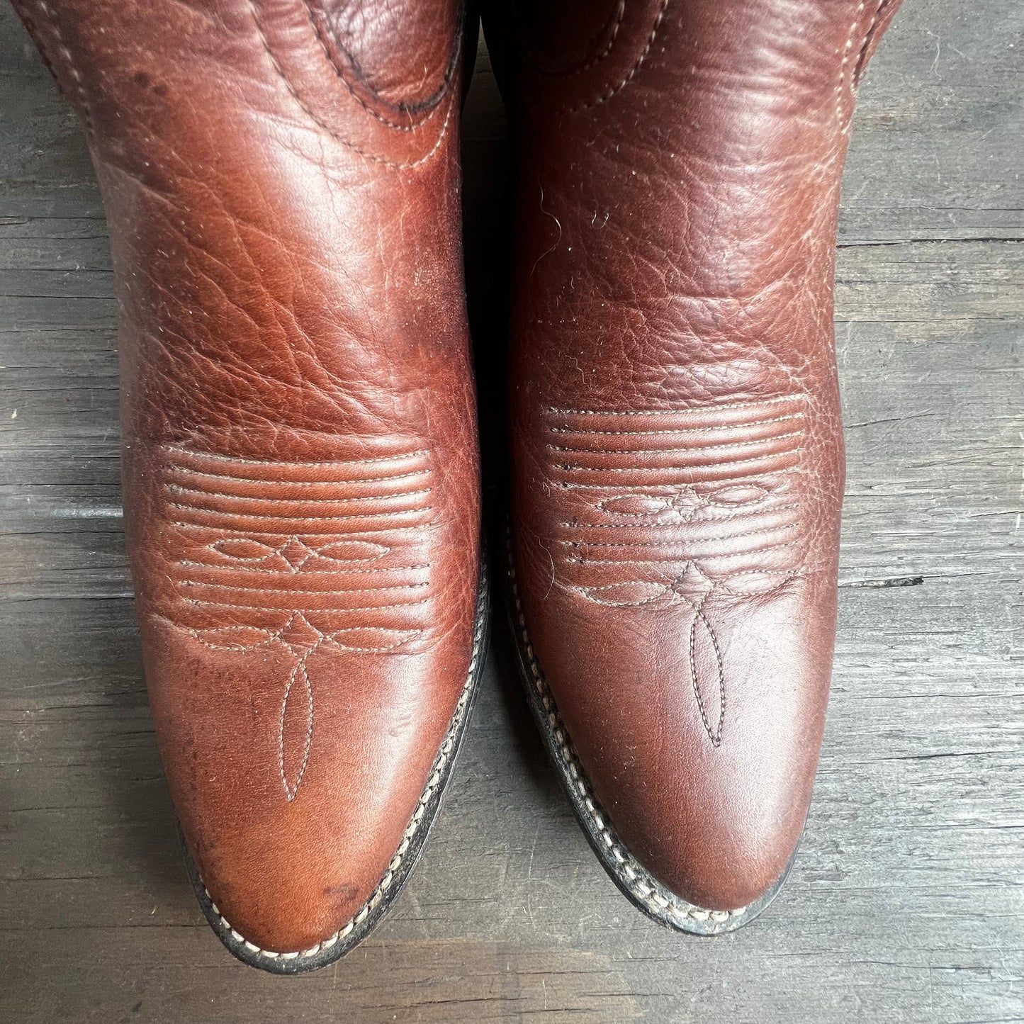 Tony Lama Brown Cowboy Boots