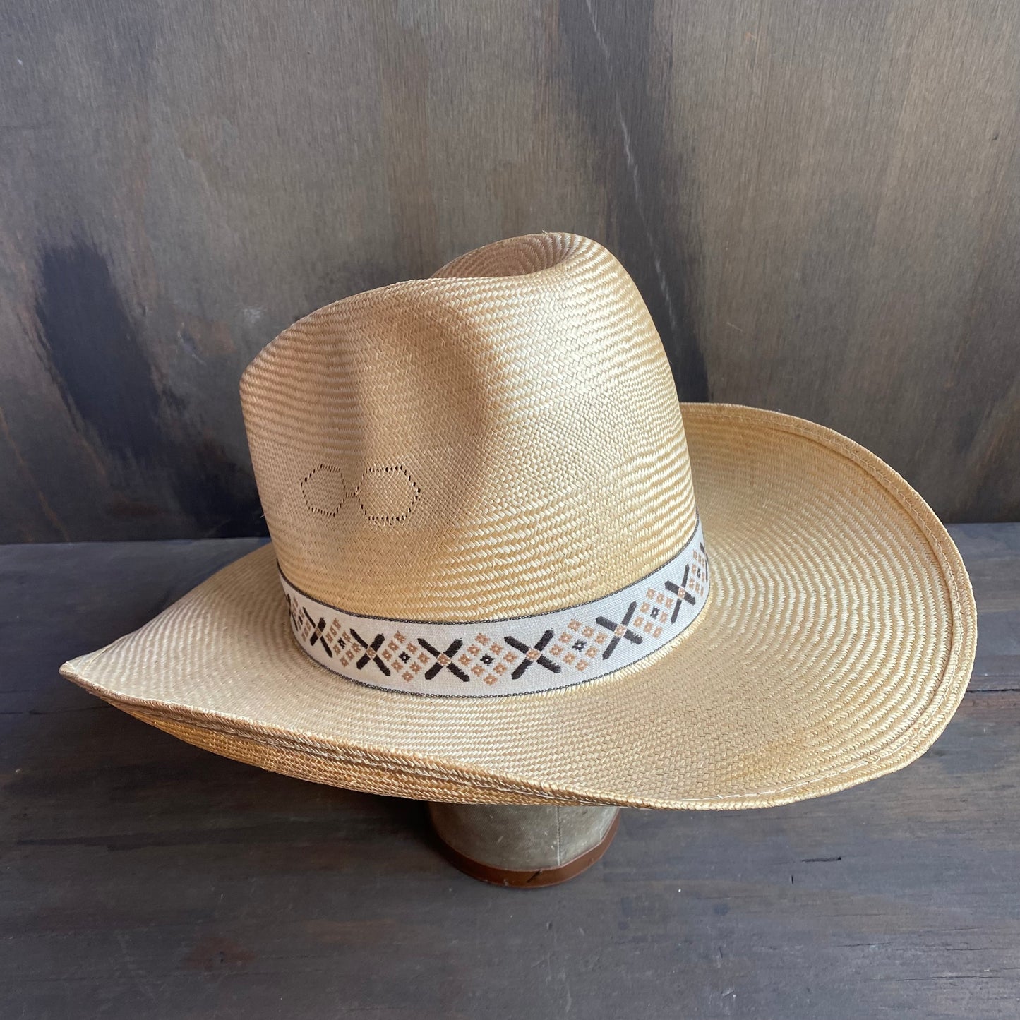 Eddy Bros Straw Hat with Decorative Band