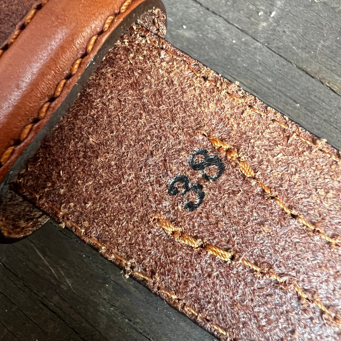 Tony Lama Light Brown Western Belt