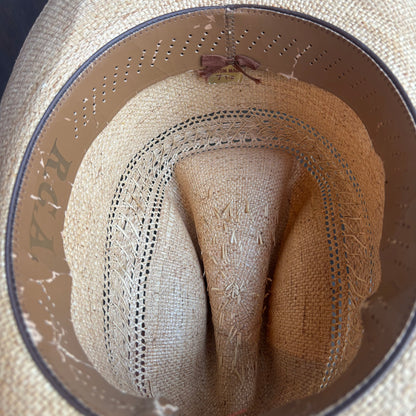 Custom Straw Hat with Feather
