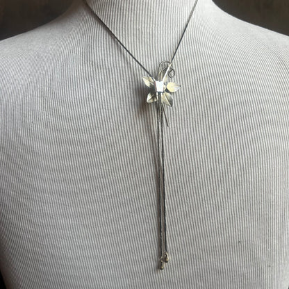 Gold Flower Chain Bolo