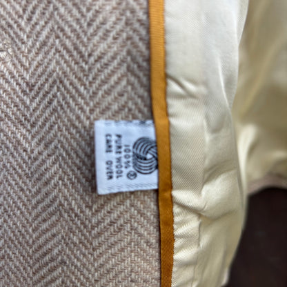 Vintage Kenny Rogers Beige Wool Blazer