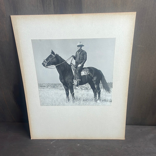 Vintage Cowboy Art Print