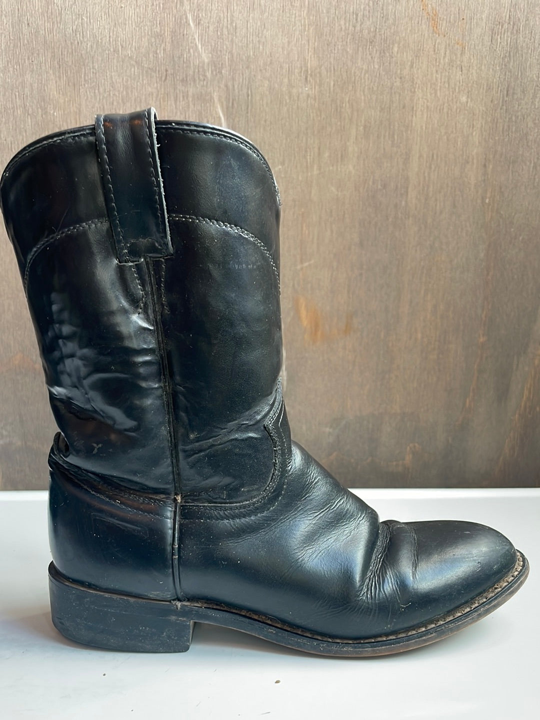 Justin’s Black Leather Youth Boots