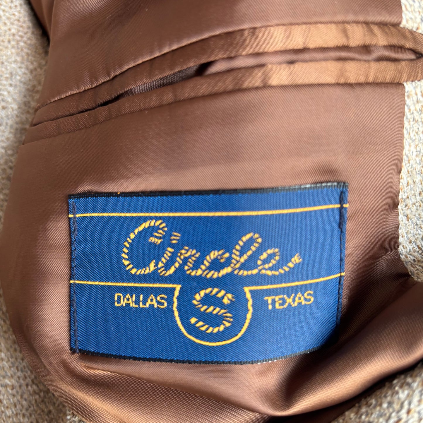 Vintage Circle S Beige Blazer