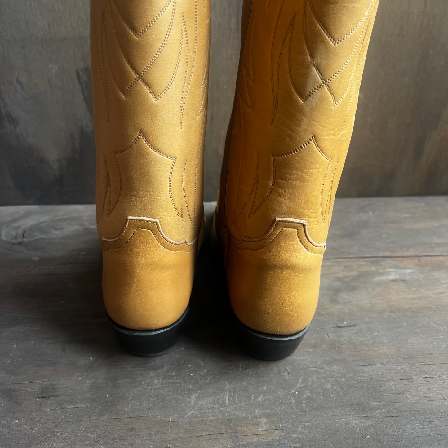 Tony Lama Tan Leather Boots