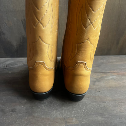 Tony Lama Tan Leather Boots