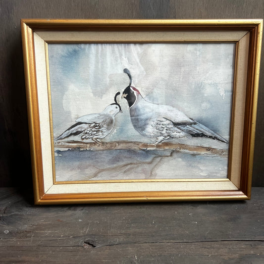 Quail Art Print