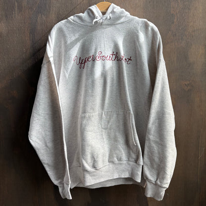Custom Grey Hooded "Upper South Lot" Sweatshirt