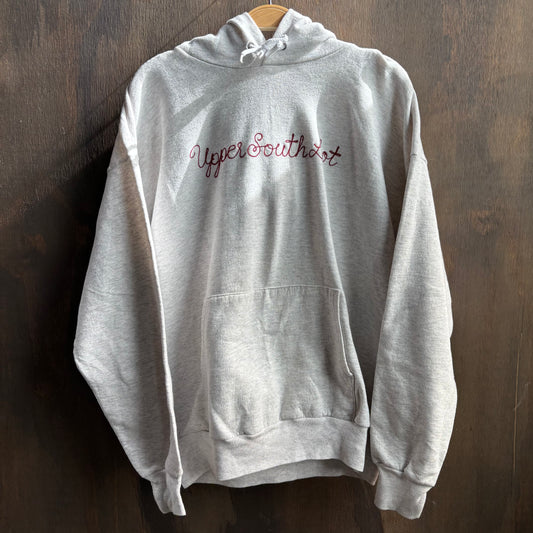 Custom Grey Hooded "Upper South Lot" Sweatshirt