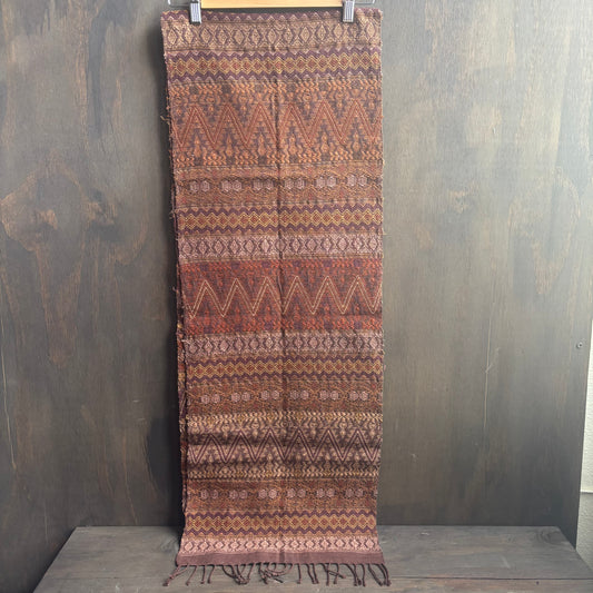 Orange and Maroon XL Table Runner
